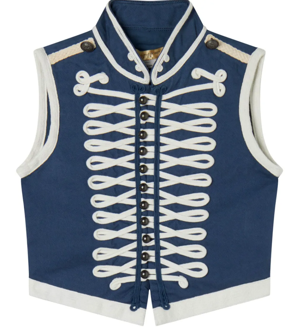 Veste-Stella McCartney Kids Vest - Navy m. Hvid