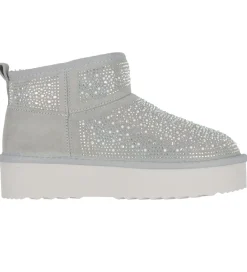 Bamsestøvler-Steve Madden Bamsestøvler - Clydes - Grey Stone