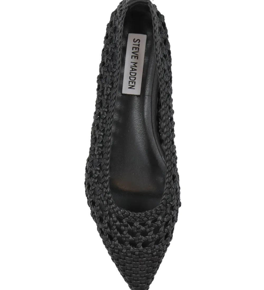 Ballerinaer-Steve Madden Sko - Saxton Ballerina - BLACK
