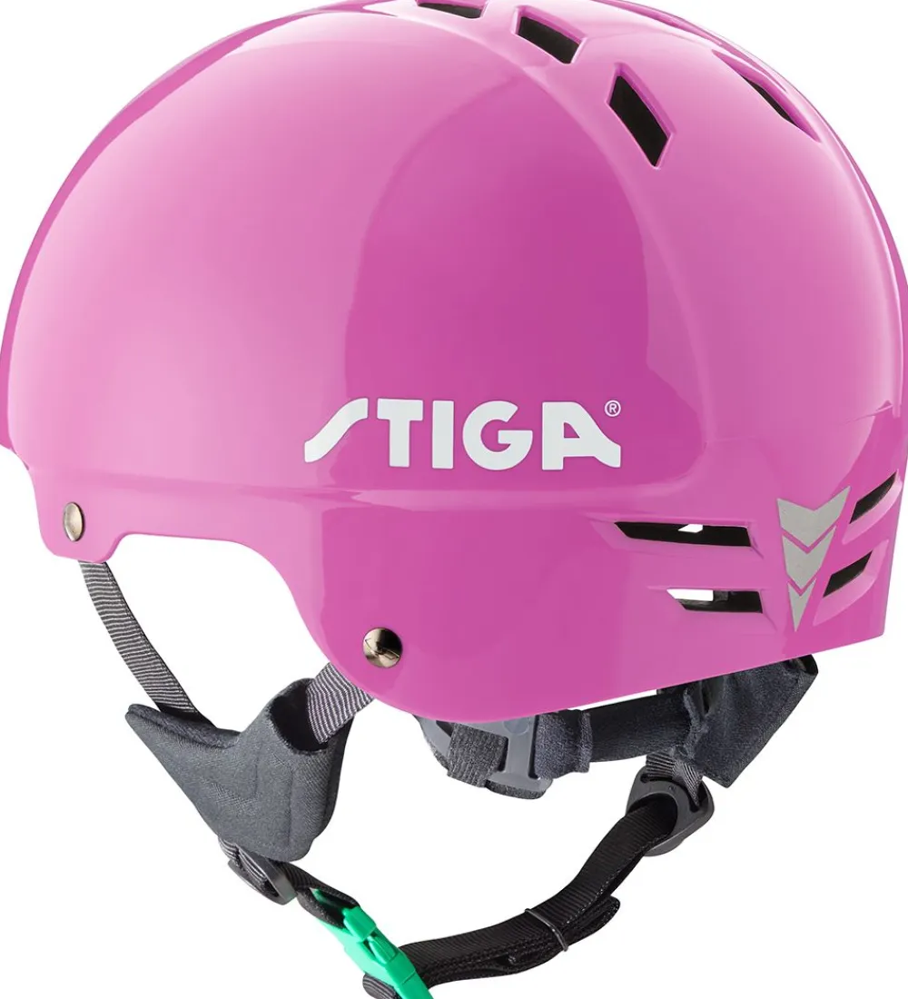 Skaterhjelme-Stiga Cykelhjelm - Play - Pink