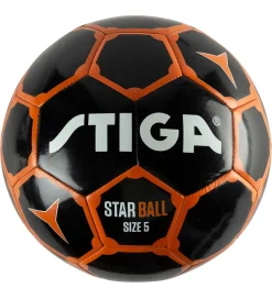 Bolde|Fodbolde-Stiga Fodbold - Star - Str. 5 - Sort/Orange