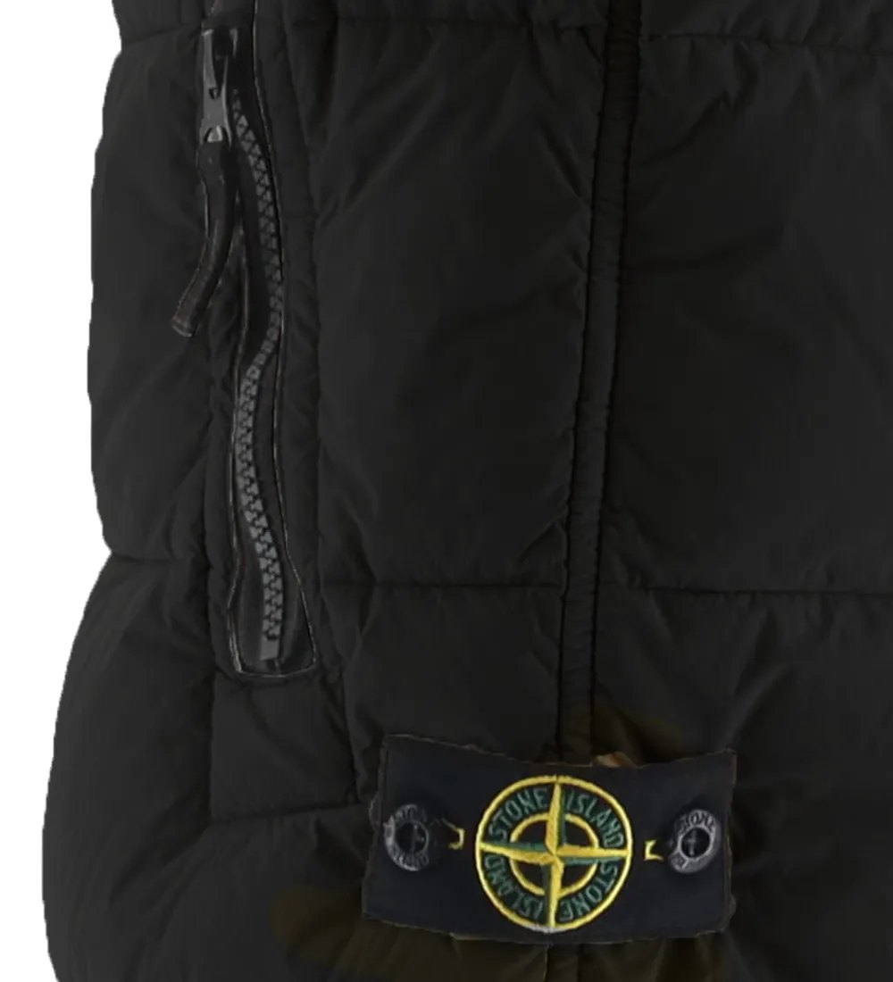 Veste|Dunveste Og Dyneveste-Stone Island Dunvest - Sort
