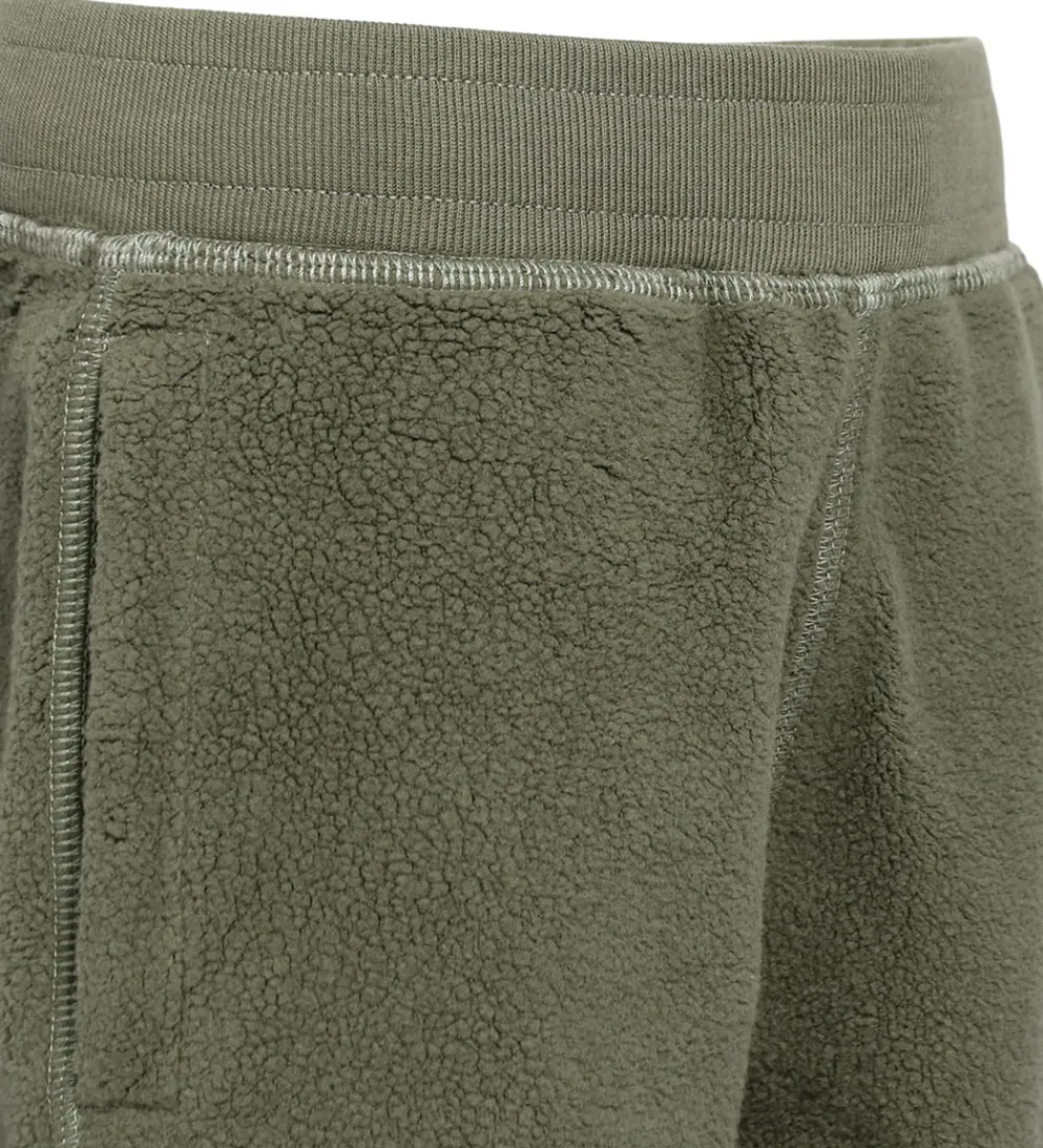 Stone Island Fleece*Fleecebukser - Military Green
