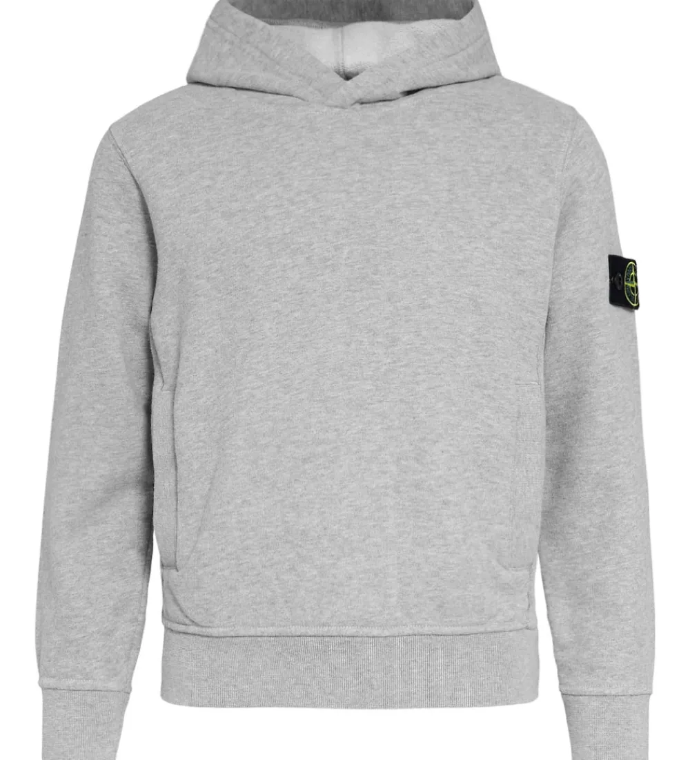 Hættetrøjer-Stone Island Hættetrøje - Gråmeleret