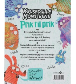 Læringsbøger-Straarup & Co Bog - Krusedulle Monstrene - Prik til Prik - Dansk