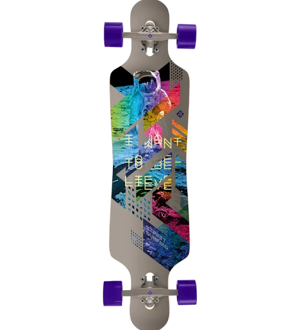 Streetsurfing Skateboards*Longboard - Curve Drop Through Freeride - 39'' - I