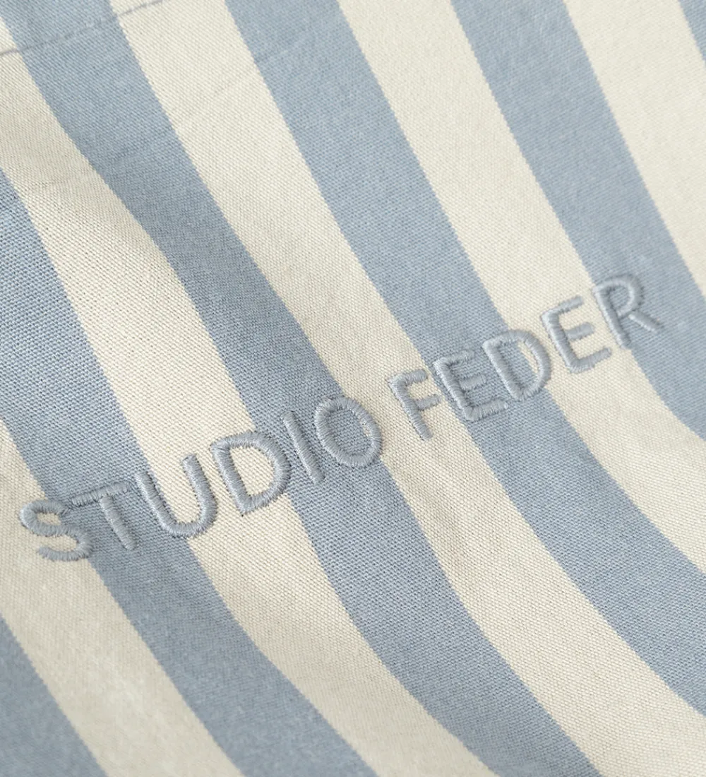 Shoppers-Studio Feder Shopper - Hanna - Canvas - 40x45 cm - Pale Blue Str