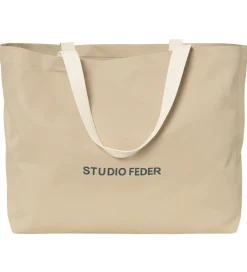 Shoppers-Studio Feder Weekendtaske - Sorella Big Bag - Canvas - Sand Beig