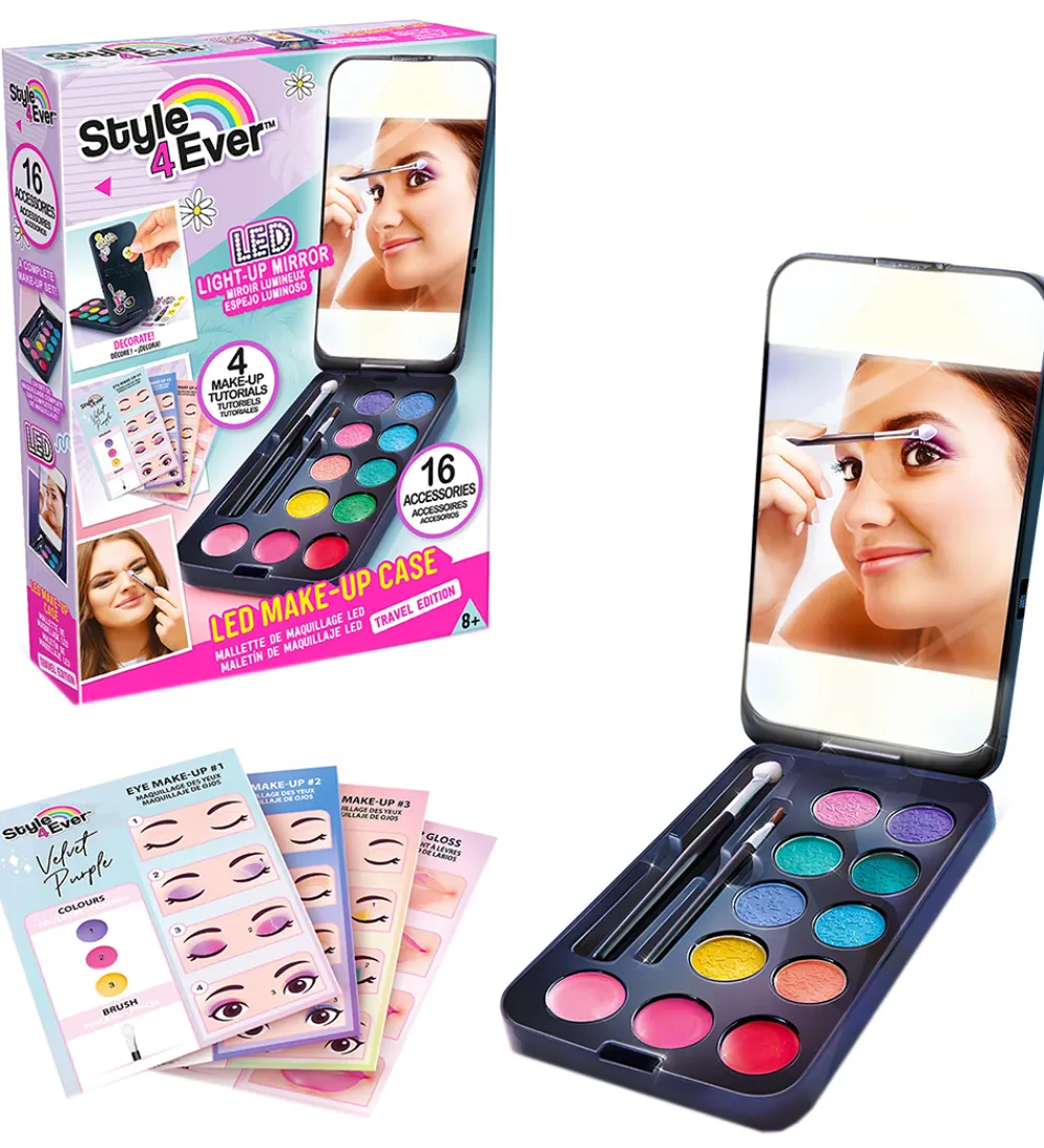Style 4 Ever Sminke*Mini Makeup Etui m. LED-Lys