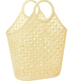 Opbevaringstæpper-Sun Jellies Atomic Tote - 30x47x19 cm - Yellow