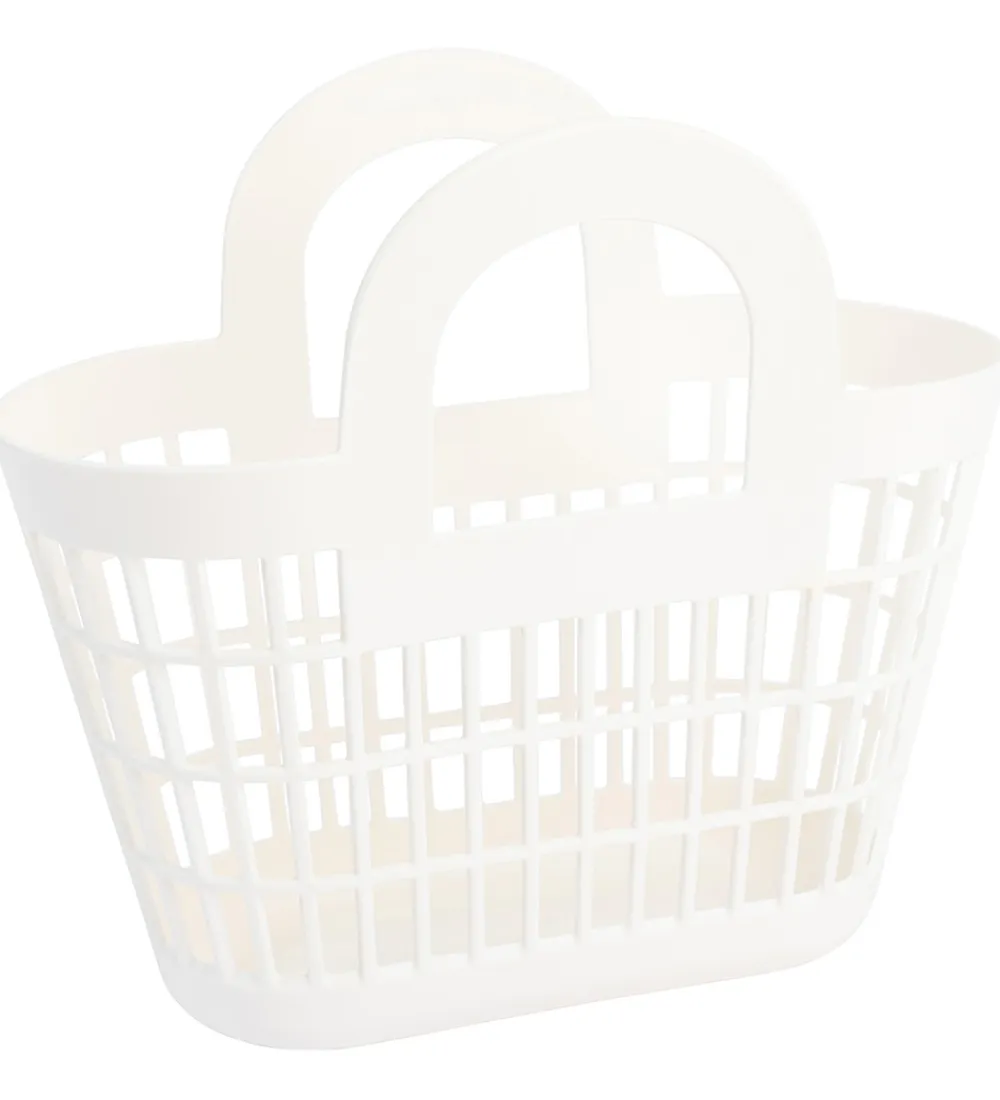 Sun Jellies Kurve|Shoppers*Kurv - 17x30x33 cm - Rosie - Cream