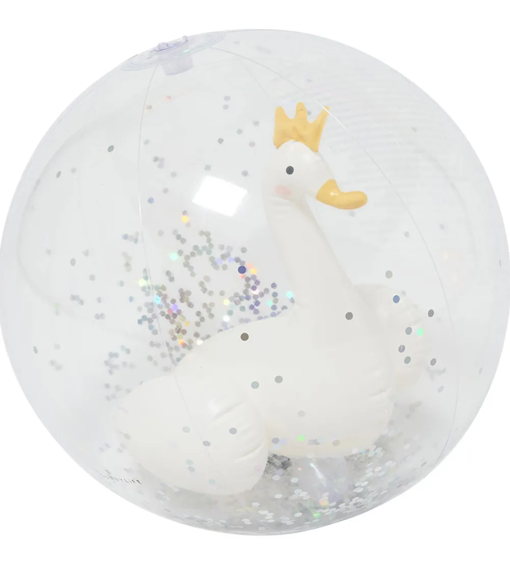 Strandlegetøj-SunnyLife Badebold - 35 cm - 3D - Princess Swan Multi