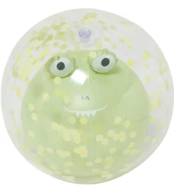 Strandlegetøj-SunnyLife Badebold - 35 cm - 3D - Cookie The Croc - Light Khaki