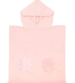 Babyhåndklæde- Og Poncho|Håndklæder-SunnyLife Badeponcho - 62x63 cm - Mermaid - Rosa