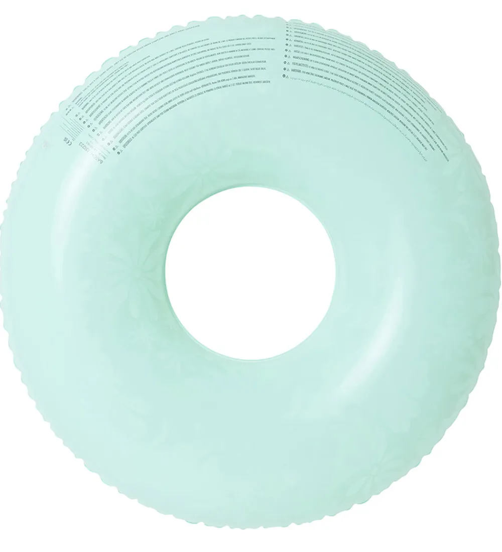 Strandlegetøj|Baderinge-SunnyLife Badering - 106x26 cm - Floral Seafoam