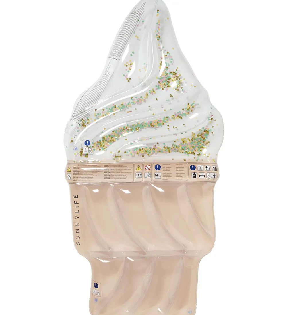 Badedyr-SunnyLife Flyder - 200x97 cm - Luxe - Ice Cream Sunday