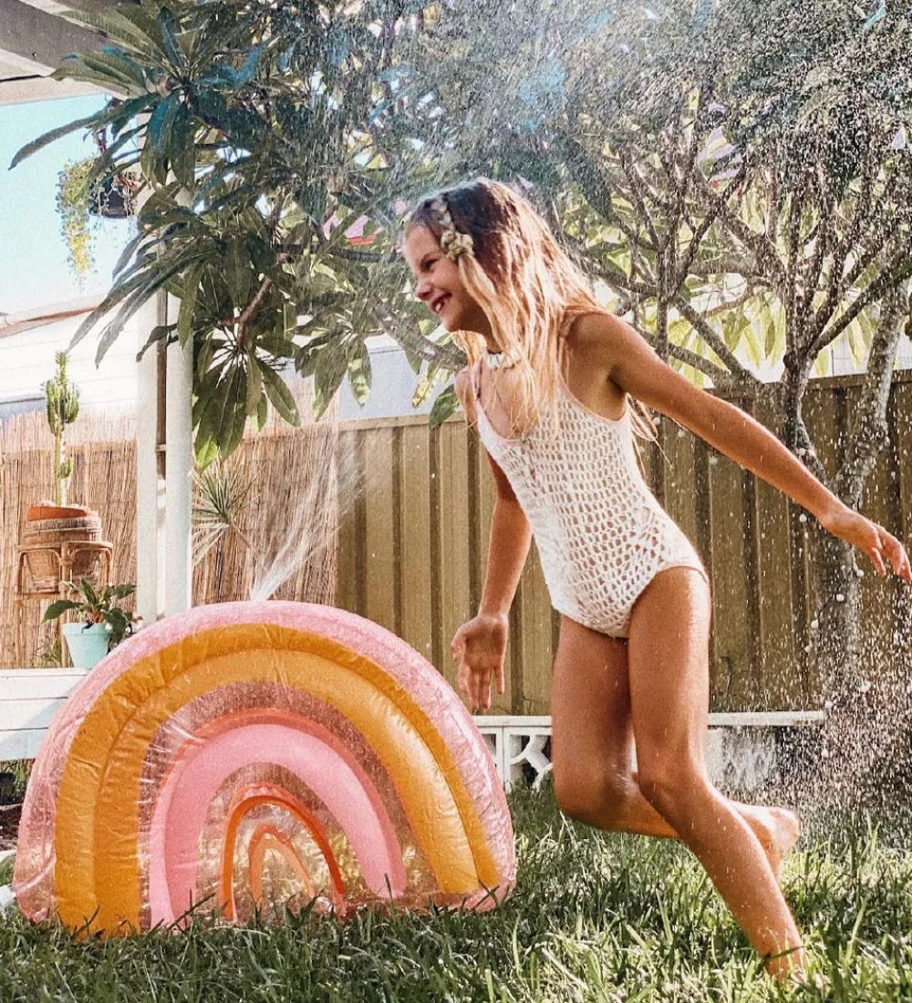 SunnyLife Badedyr*Oppustelig Sprinkler - 70x60 cm - Regnbue