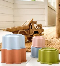 Stablelegetøj-SunnyLife Stablekopper - Silicone Stacking Cups