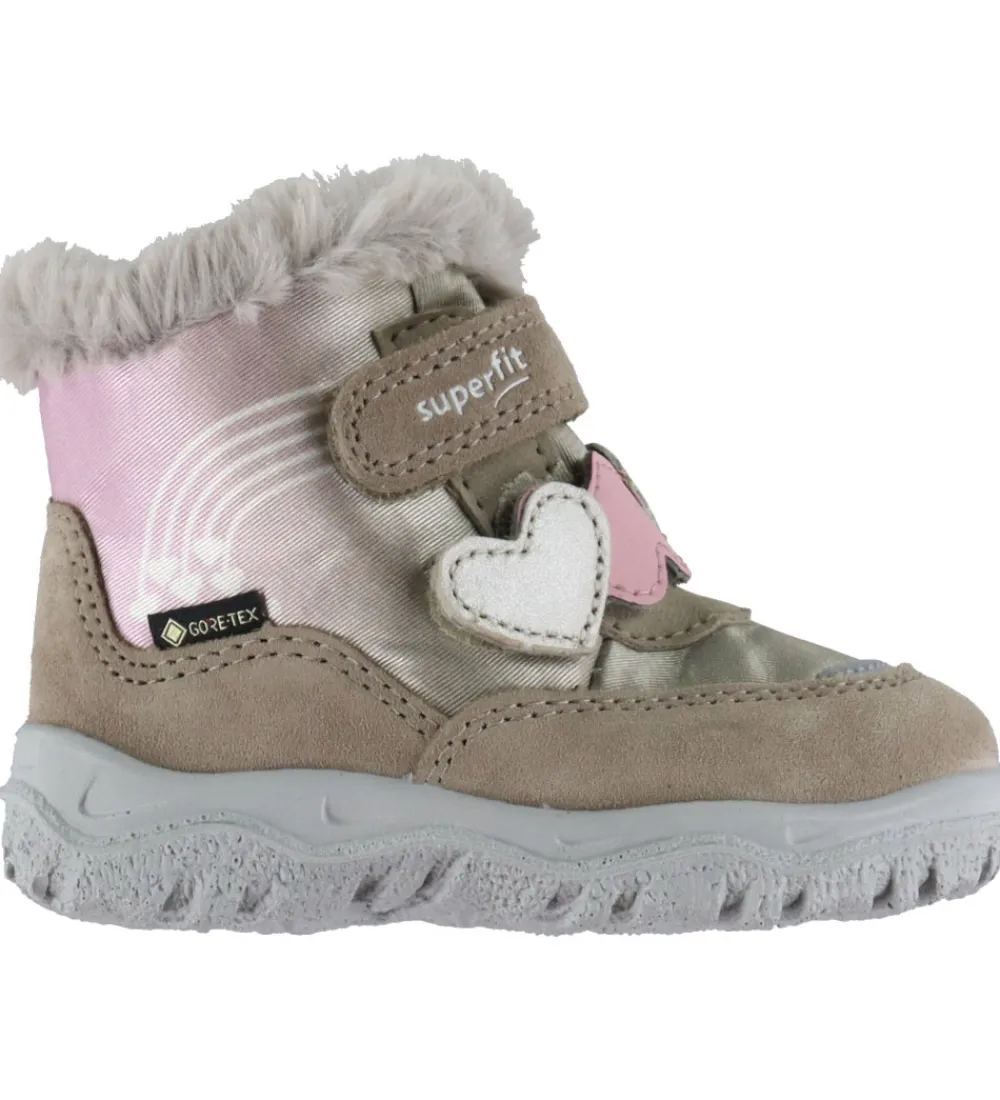 Superfit Vinterstøvler*Vinterstøvler - Tex - Beige/Rosa