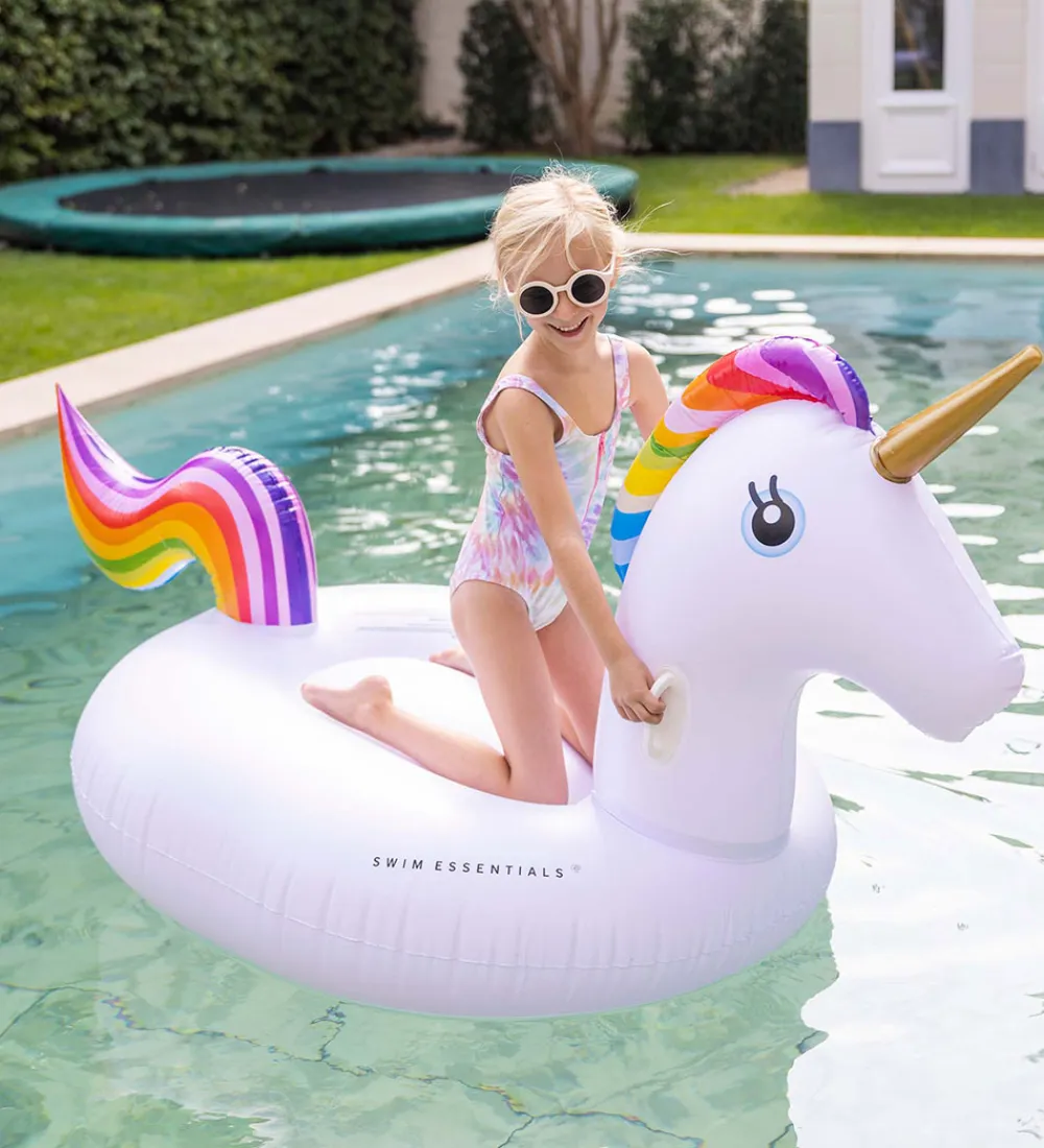 Swim Essentials Udeleg Og Udendørs Legetøj|Strandlegetøj*Badedyr - 150 cm - Unicorn