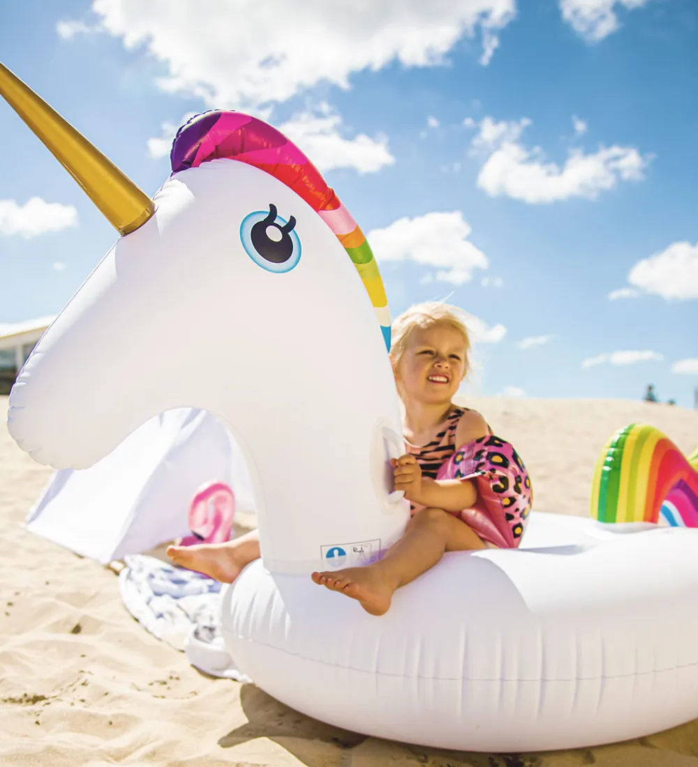 Swim Essentials Udeleg Og Udendørs Legetøj|Strandlegetøj*Badedyr - 150 cm - Unicorn