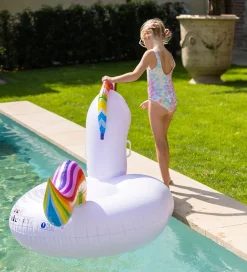 Swim Essentials Udeleg Og Udendørs Legetøj|Strandlegetøj*Badedyr - 150 cm - Unicorn