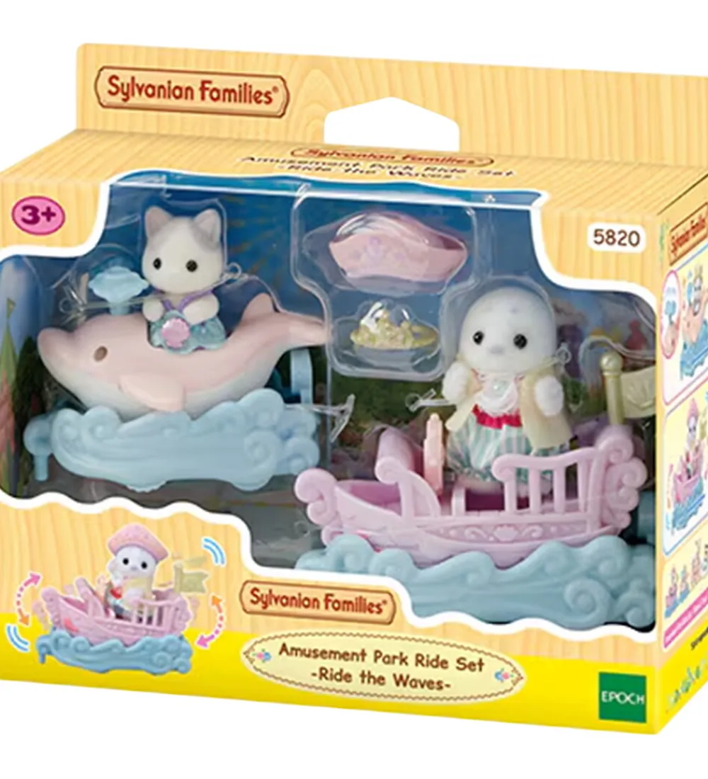 Sylvanian Families Figurer*- Amusement Park Ride Set - Ride The Waves -