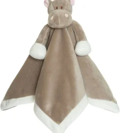 Teddykompaniet Sutteklude Og Nusseklude*Nusseklud - Flodhest - 35 x 35 cm - Gråbrun