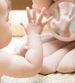 Thats Mine Spejle*That's Mine Babyspejl - Musling - Beige