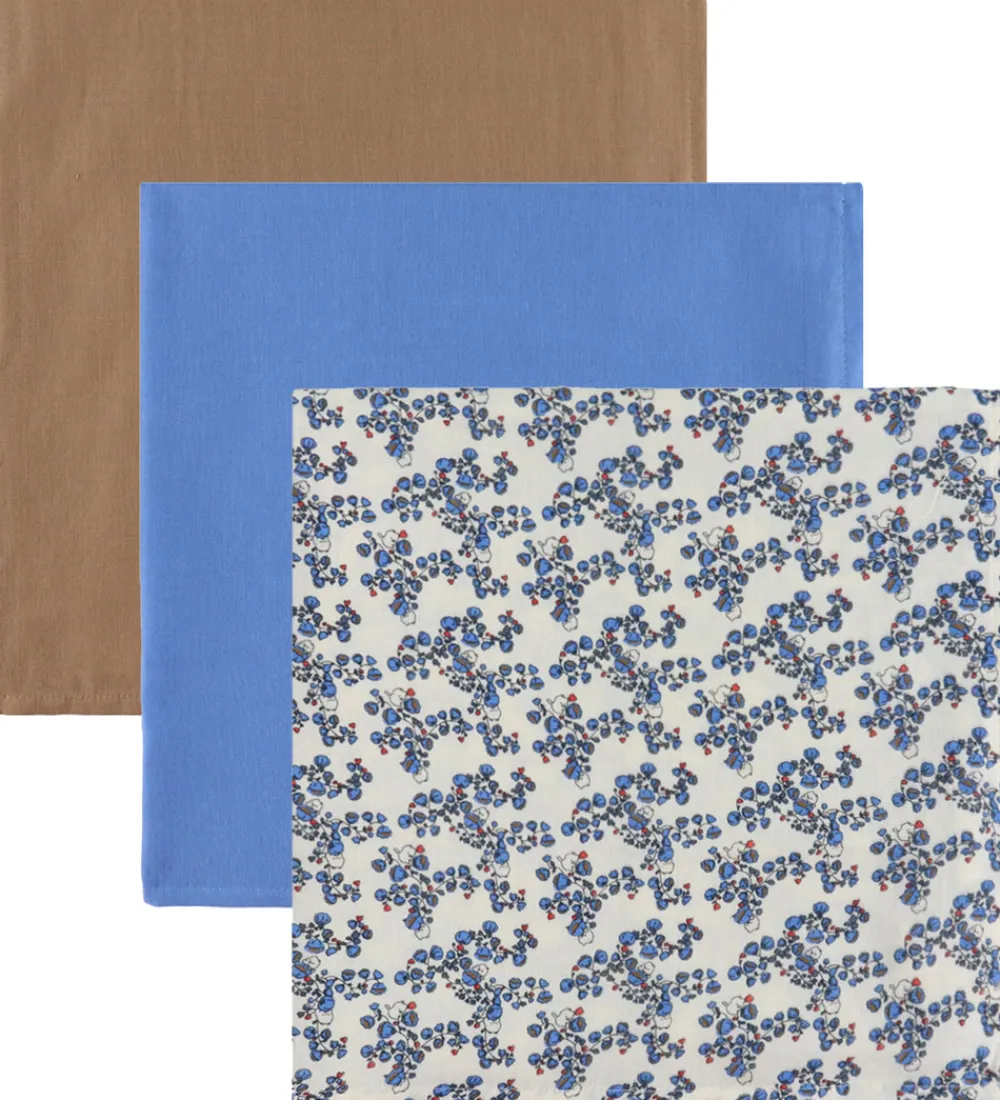 Thats Mine Stofbleer|Pusletid*That's Mine Stofbleer - 70x70 - 3-pak - Bora - Blue Bells