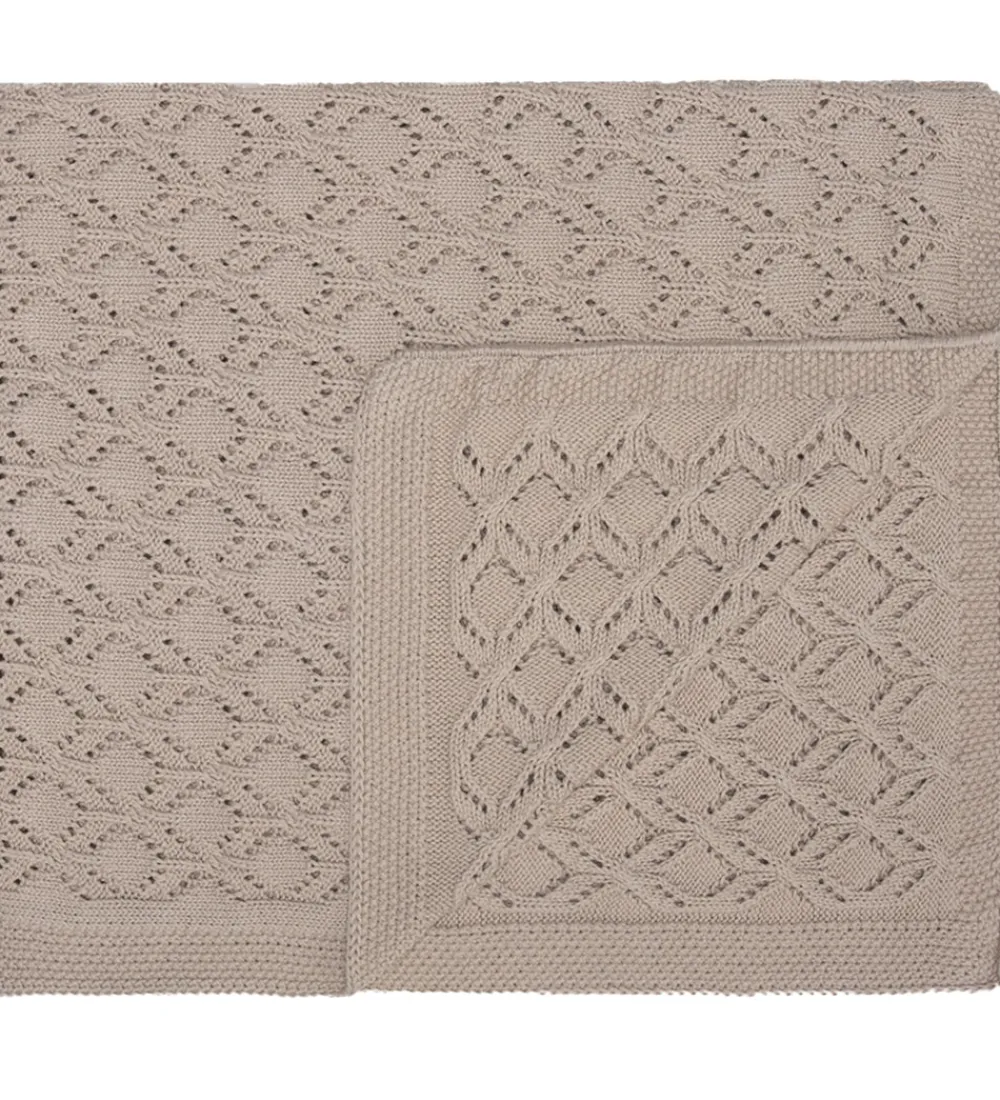 Thats Mine Tæpper*That's Mine Tæppe - Kala Knitted - 85x85 cm - Peyote