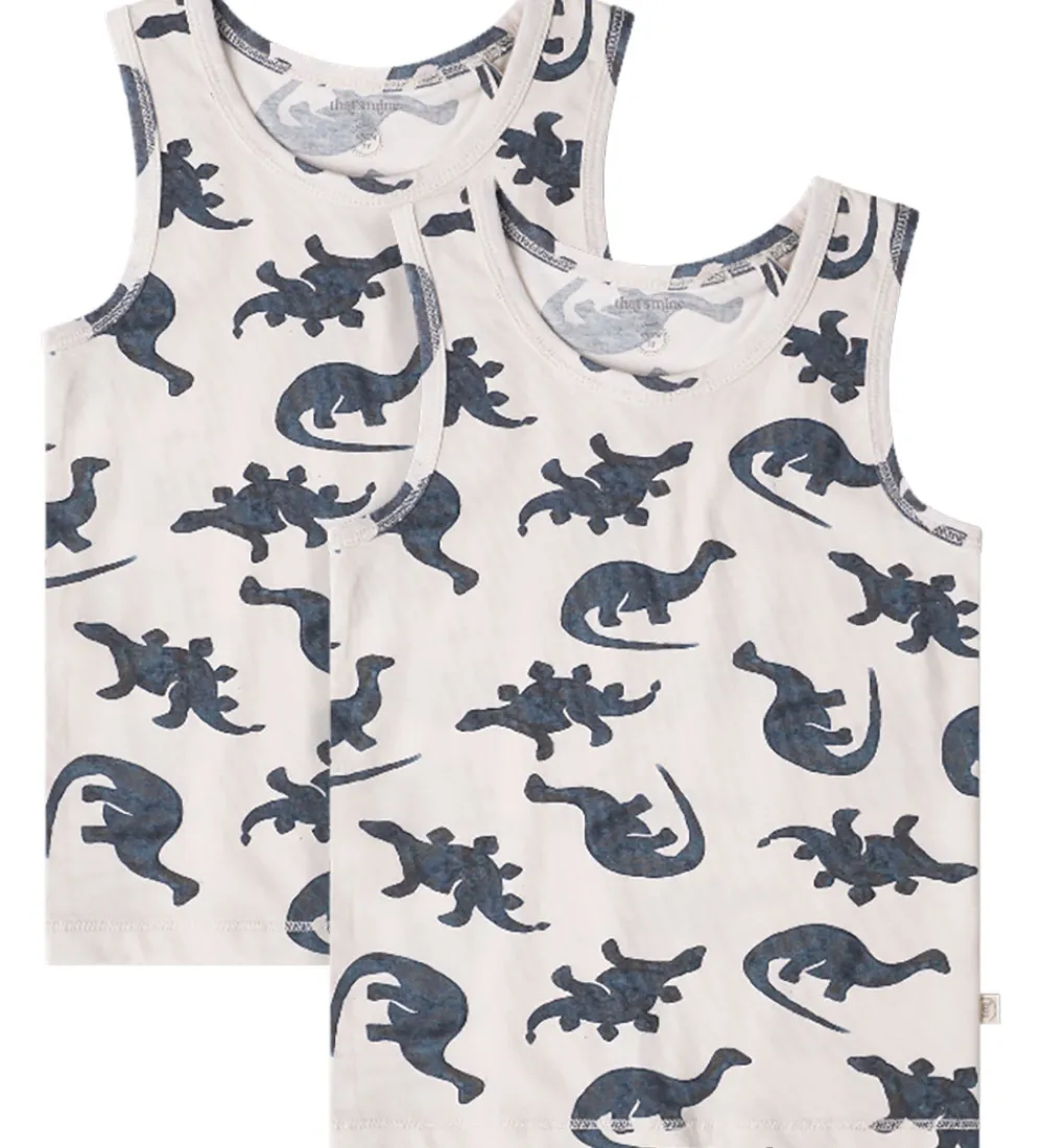 Thats Mine Undertøj*Undertrøjer - 2-pak - Emil - Mono Dino