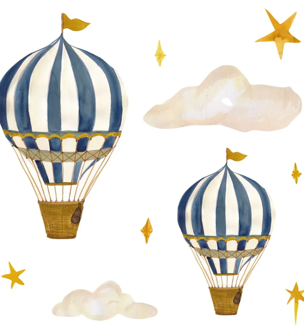 Wallsticker-Thats Mine Wallstickers - Dreamy Balloons - Blå