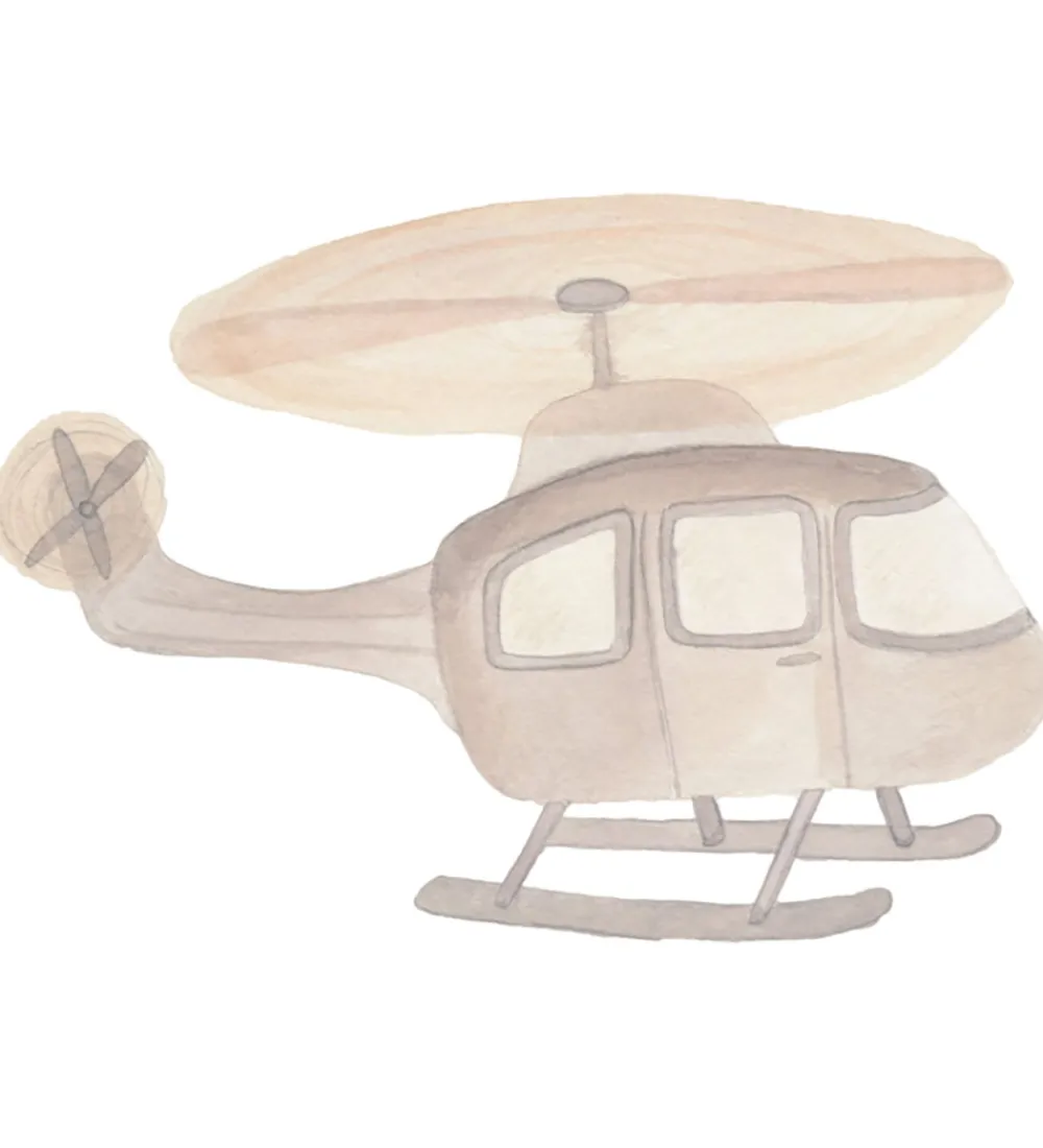 Wallsticker-Thats Mine That's Mine Wallstickers - Helicopter - Multi