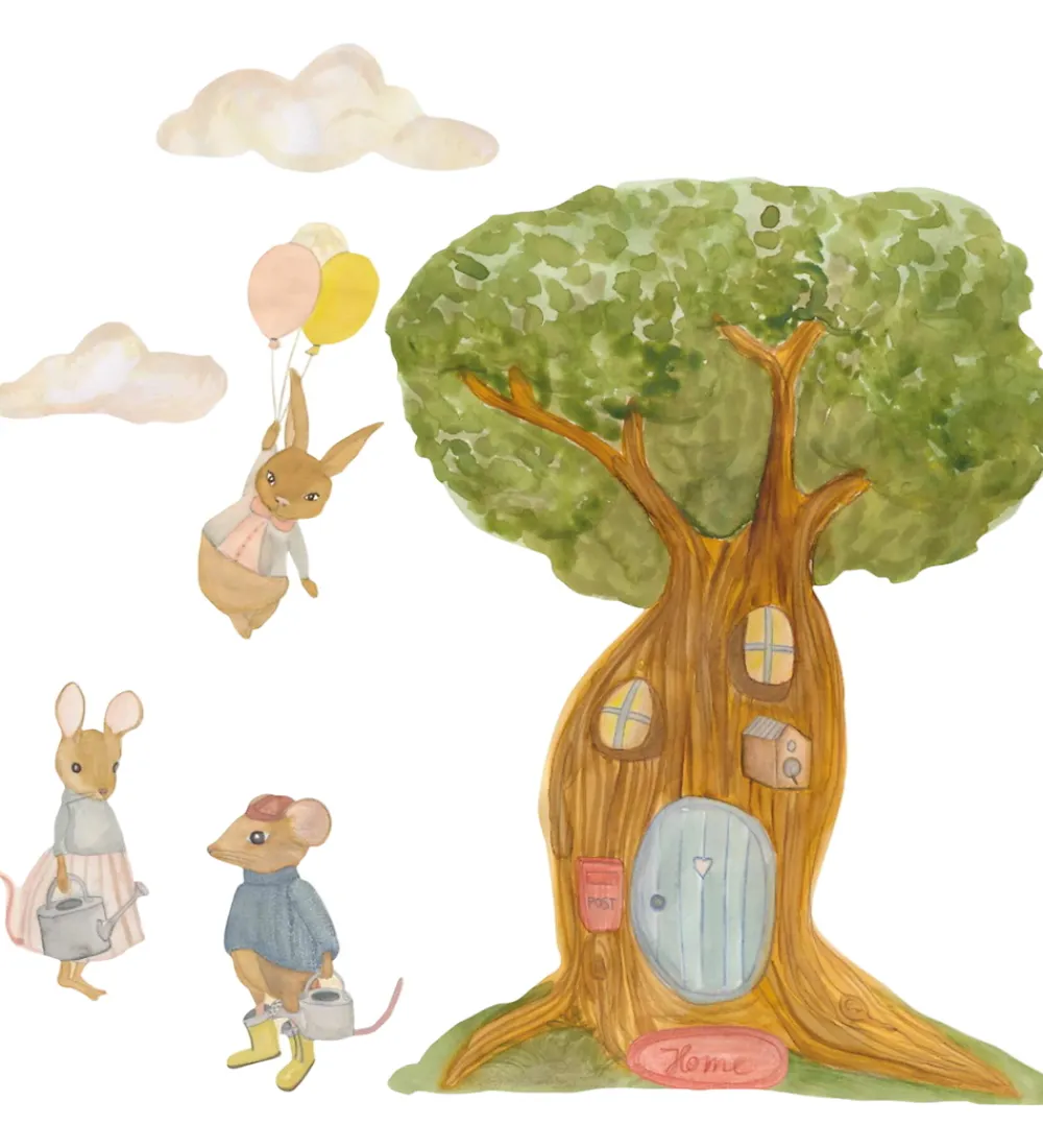 Thats Mine Plakater Og Billeder*Wallstickers - The Secret treehouse - Multi