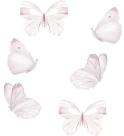 Thats Mine Wallsticker*That's Mine Wallstickers - Sommerfugle - 6stk - White