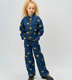 Skjorter-The New Denimjakke - TnRaquel - Medium Blue Denim AOP