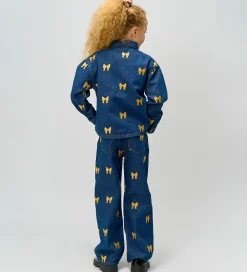 Skjorter-The New Denimjakke - TnRaquel - Medium Blue Denim AOP