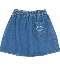 Nederdele-The New Nederdel - TnPurity - Medium Blue Denim