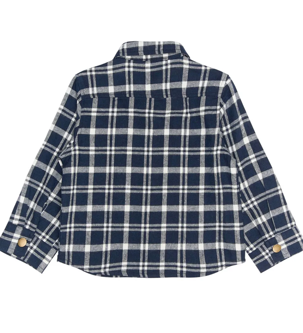 Skjorter-The New Siblings Skjorte - TnstRiggs - Flannel - Navy Blazer Che