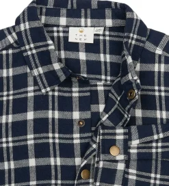Skjorter-The New Skjorte - TnRonan - Navy Blazer Check