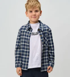 Skjorter-The New Skjorte - TnRonan - Navy Blazer Check