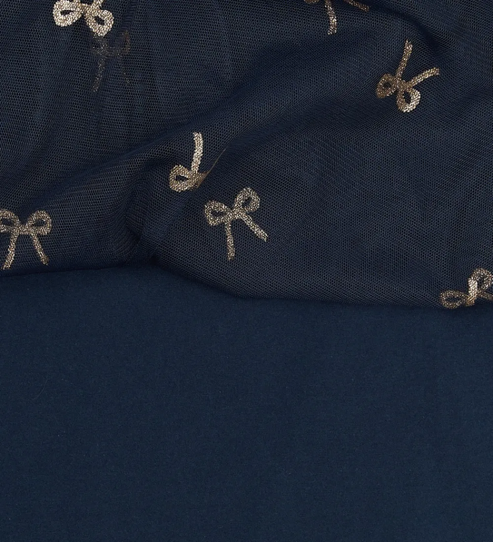 Nederdele-The New Tylnederdel - TnRudelle - Navy Blazer AOP