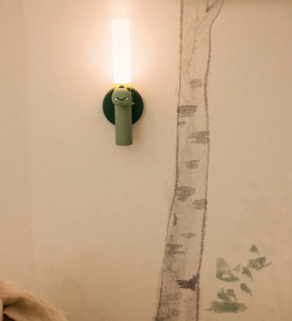The Zoofamily Lamper*Lampe - - 3-i-1 - Grøn m. Dino