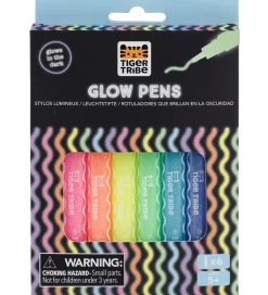 Tiger Tribe Skriveredskaber*Farvesæt - 6-pak - Glow Pens