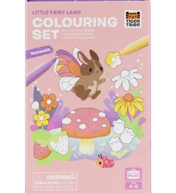 Skriveredskaber-Tiger Tribe Farvesæt - Shimmer Colouring Set - Little Fairy Land