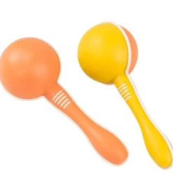 Tiger Tribe Musikinstrumenter*Maracas - Bioplast - Gul/Orange