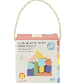 Tiger Tribe Stablelegetøj*Rasleklodser - Rattle & Stack Blocks - Startsæt - 1