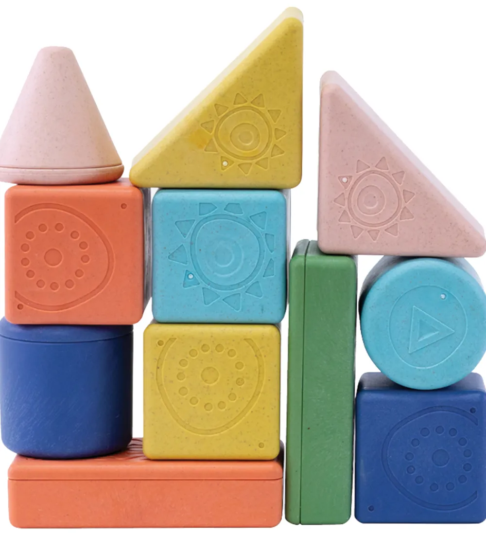Tiger Tribe Stablelegetøj*Rasleklodser - Rattle & Stack Blocks - Startsæt - 1