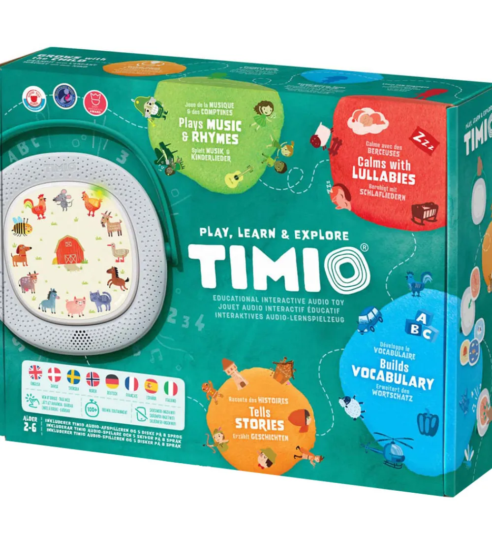 TIMIO Højtalere*Interaktiv Lydafspiller - Skandinavia Starter Kit